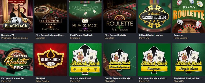 Les jeux de table incontournables dans les casinos en ligne
